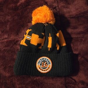 NFL Cincinnati Bengals Black and Orange Knit Hat